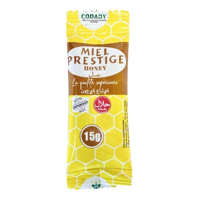 Paquet de 25 stick de miel 15g